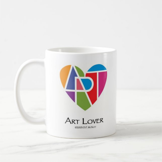 Taza De Café Corazón de Lover's Heart® Art (Izquierda)