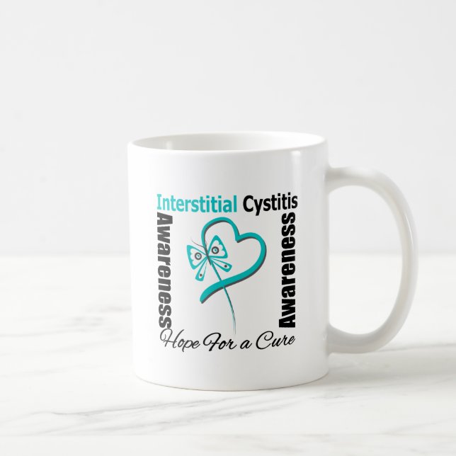 Taza De Café Corazón de mariposa - Cistitis Intersticial (Derecha)