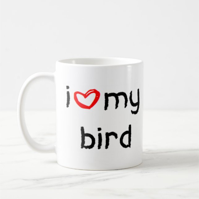 Taza De Café corazón de pájaro (Izquierda)