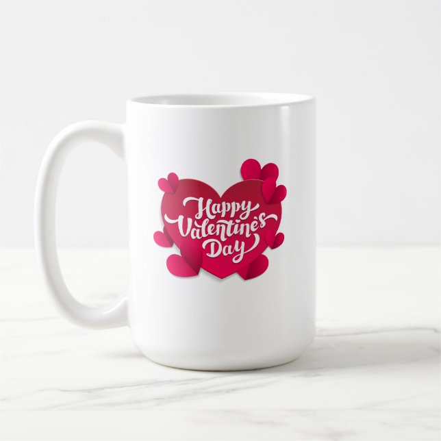 Taza De Café  Corazon de San Valentin  (Izquierda)