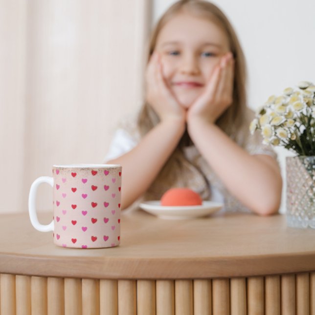 Taza De Café Corazón de San Valentín lindo (Subido por el creador)