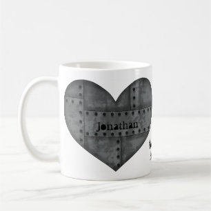 Taza De Café Corazón de Steampunk para los amantes