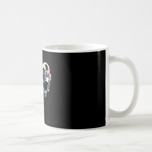 Taza De Café Corazón de Tie Dye Secretaria de la Escuela de la