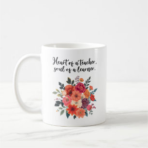 Taza De Café Corazón de un maestro, alma de un aprendiz