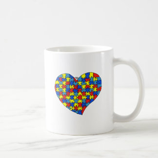 Taza De Café Corazón del autismo