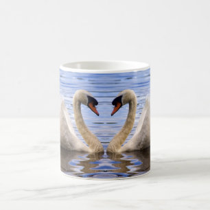 Taza De Café Corazón del cisne