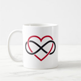Taza De Café Corazón del infinito, amor interminable