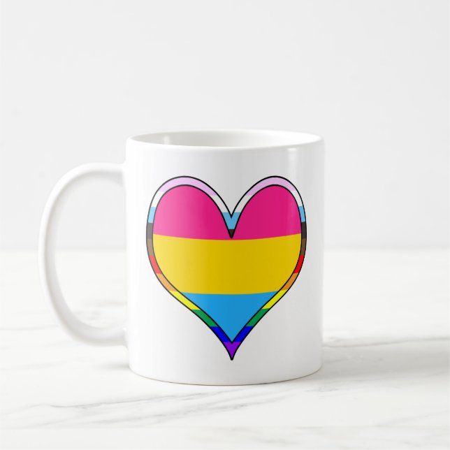 Taza De Café Corazón del Orgullo Pan (Izquierda)