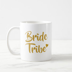 Taza De Café Corazón del oro de la tribu de la novia