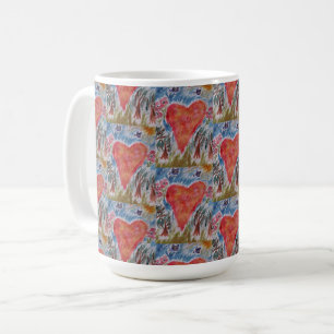 Taza De Café Corazón del planeta