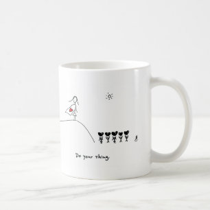 Taza De Café Corazón del super héroe por HeartsAndAll