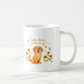 Taza De Café Corazón Dorado, Días Dorados