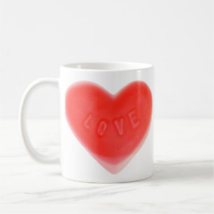 Taza De Café Corazón dulce 'Tu texto' mug