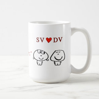 Taza De Café "Corazón DV del SV "