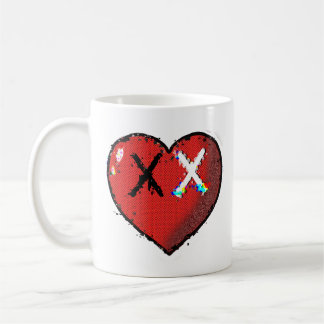 Taza De Café Corazón Emote Coffee Mug