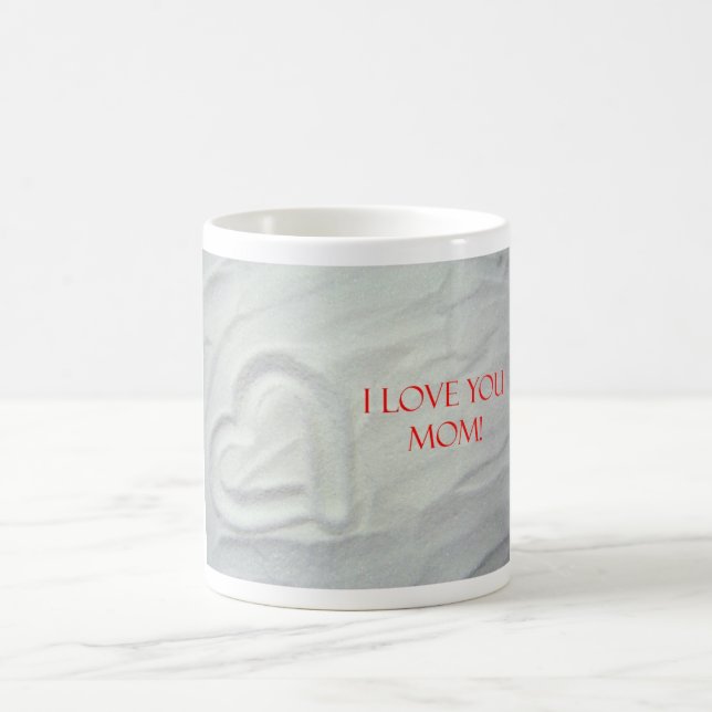 Taza De Café Corazón en la arena (Centro)