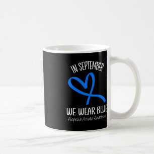 Taza De Café Corazón En Septiembre Usamos Alopecia Azul Areata 