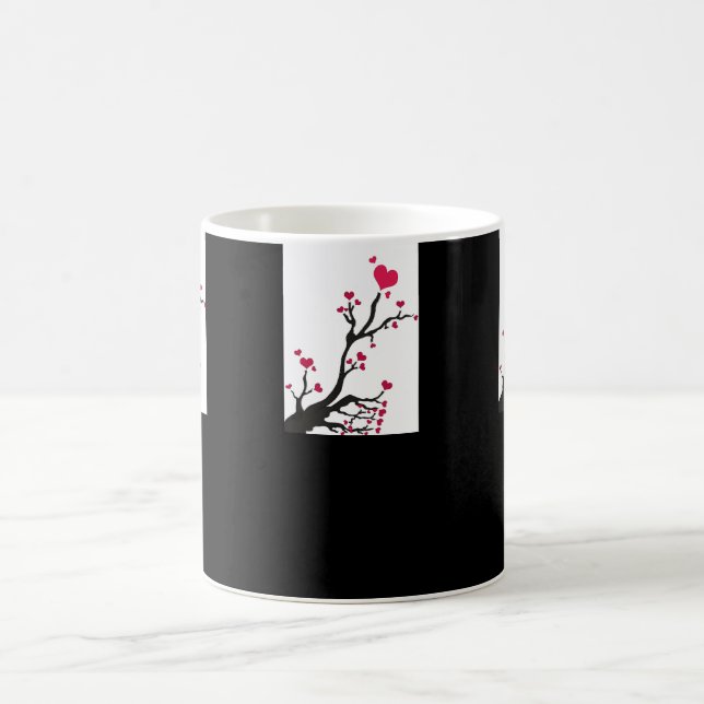 Taza De Café corazón flamante (Centro)