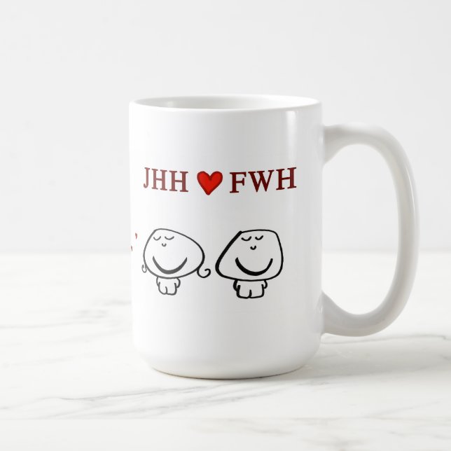 Taza De Café "Corazón FWH de JHH " (Derecha)