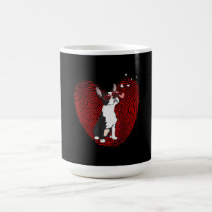 Taza De Café Corazón gráfico de Día de San Valentín lindo en Bo