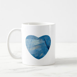 Taza De Café Corazón Helado Frialdad Emocional Tipografía