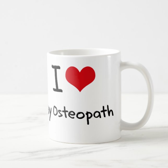 Taza De Café Corazón I mi osteópata (Derecha)