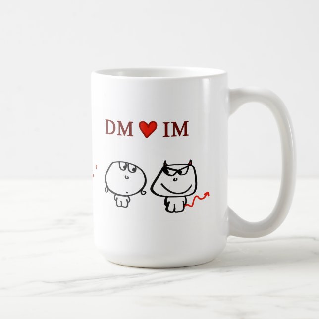 Taza De Café "Corazón IM del DM " (Derecha)