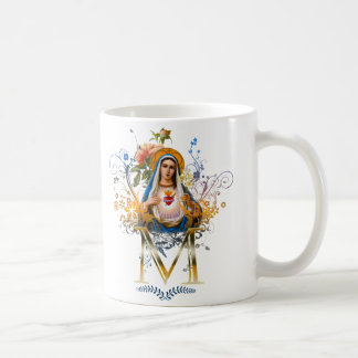 Taza De Café Corazón inmaculado de Maria