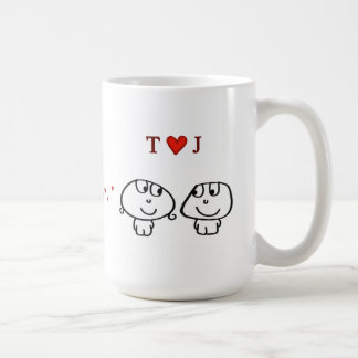 Taza De Café "Corazón J de T "