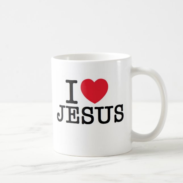 Taza De Café Corazón Jesús (Derecha)