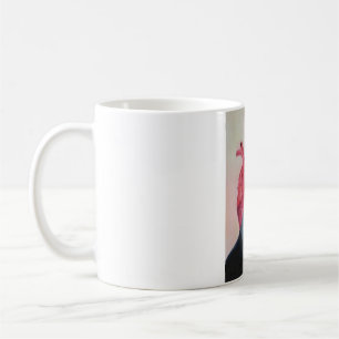 Taza De Café Corazón Kawaii Rojo