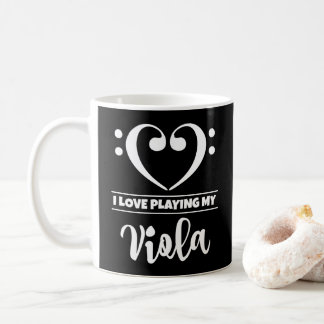 Taza De Café Corazón limpio y asqueroso para jugar mi viola