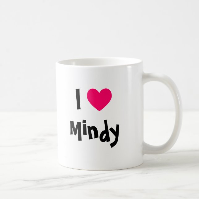 Taza De Café Corazón Mindy (Derecha)