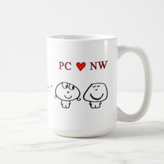 Taza De Café "Corazón nanovatio de la PC "