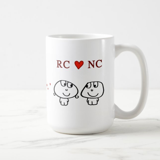 Taza De Café "Corazón NC de RC " (Derecha)