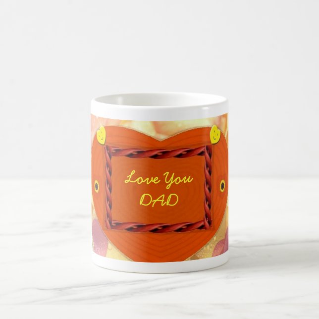Taza De Café Corazón para papá (Centro)