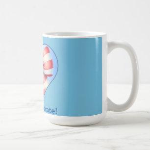 Taza De Café Corazón Patriótico