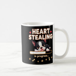 Taza De Café Corazón perro Boston Terrier regalo divertido Bost
