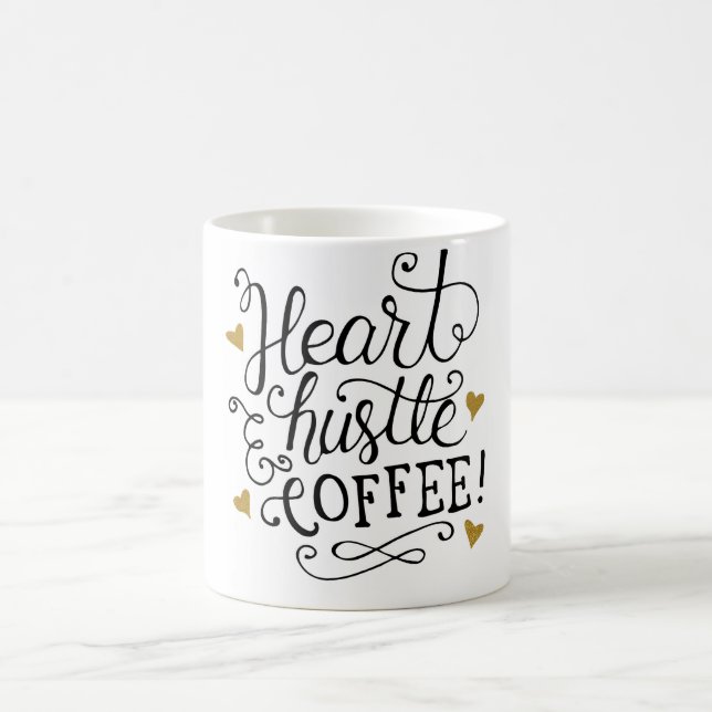 Taza De Café Corazón, prisa y café (Centro)