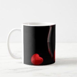 Taza De Café Corazón Rojo