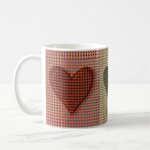 Taza De Café Corazón Rojo