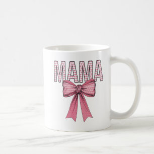 Taza De Café "Corazón rosa: Mamá se atreve a diseñar el día de