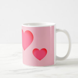 Taza De Café Corazón rosado de la emoji