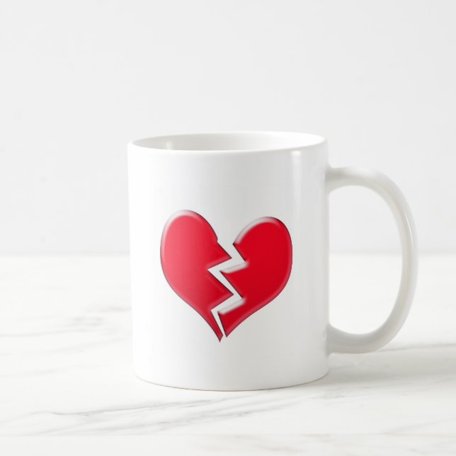 Taza De Café Corazón roto (Derecha)