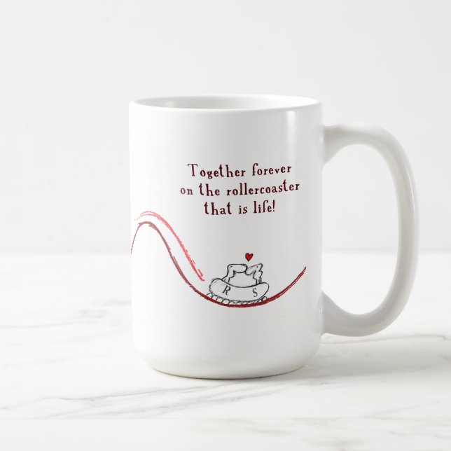 Taza De Café "Corazón S de R " (Derecha)