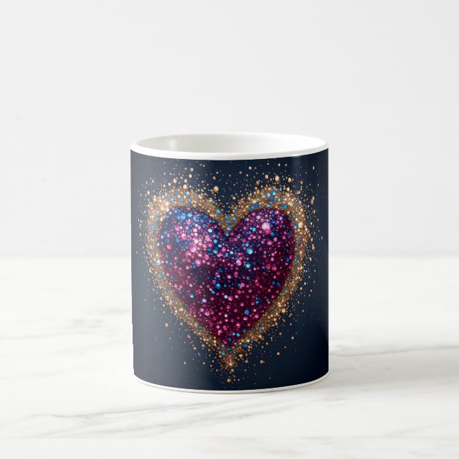 Taza De Café Corazón Sagrado Cósmico (Centro)