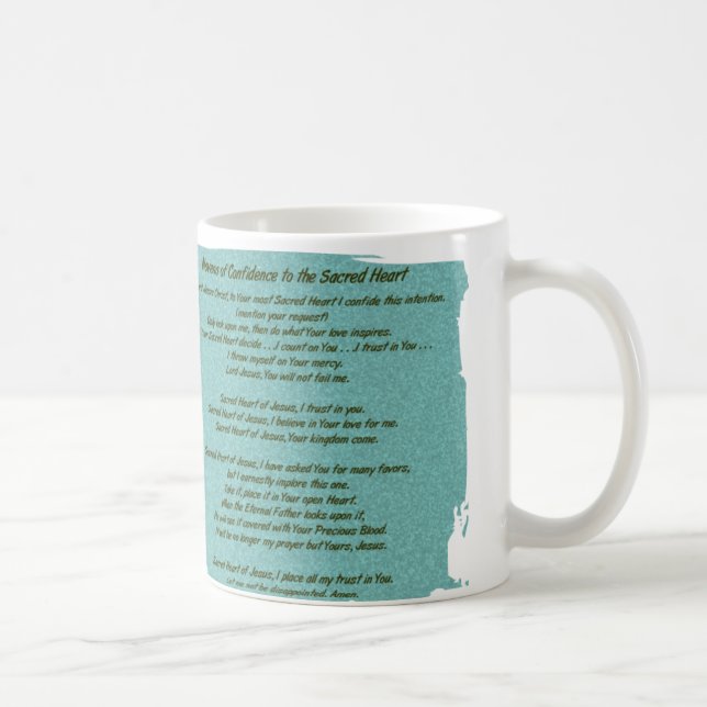 Taza De Café Corazón sagrado de Jesús (Derecha)