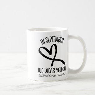 Taza De Café Corazón Septiembre Nosotros Llevamos Amarillo Conc