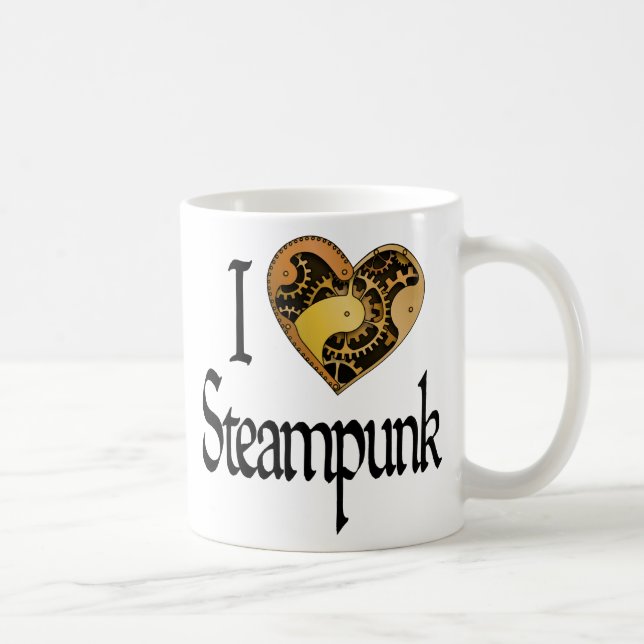 Taza De Café Corazón Steampunk (Derecha)