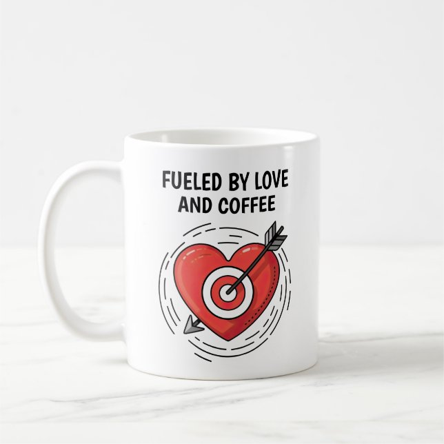 Taza De Café Corazón y Flecha (Izquierda)